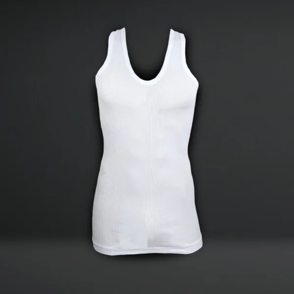 KIBS Men Vest Ribbed Round Neck Without Sleeves